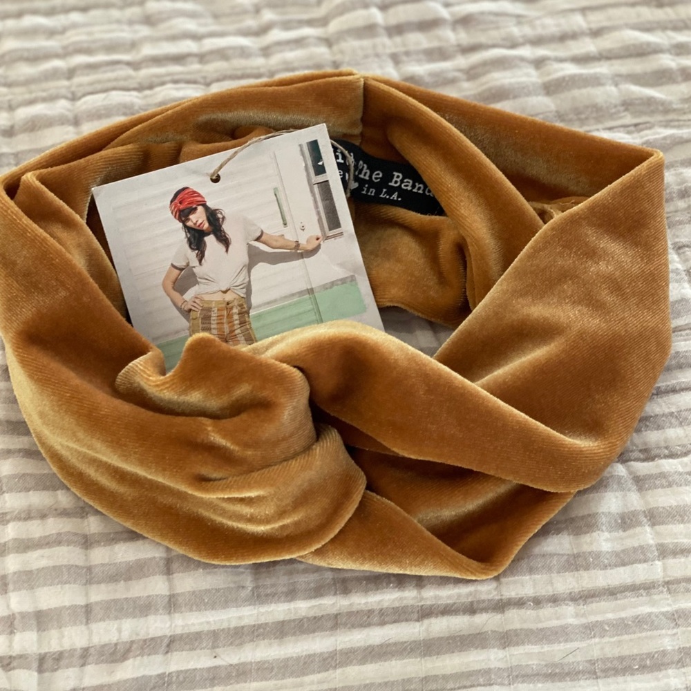 NWT I’m With The Band - Velvet Turban Headband